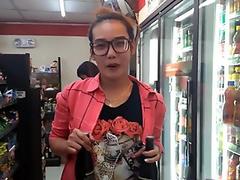 TRIKEPATROL Asian Corner Store Whore Picked up for Sex