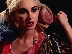 Girls of penthouse, harley quinn blowjob