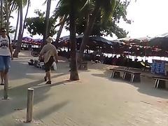 Plump Asian babe wanks off before POV penetration