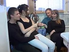 Unstoppable group sex action