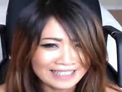 Asian Girl Masturbating and Moaning