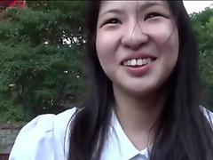 Japanese teen sucking and riding