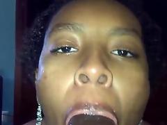 Epic Cumshot In Mouth After Deepthroat- DSLAF